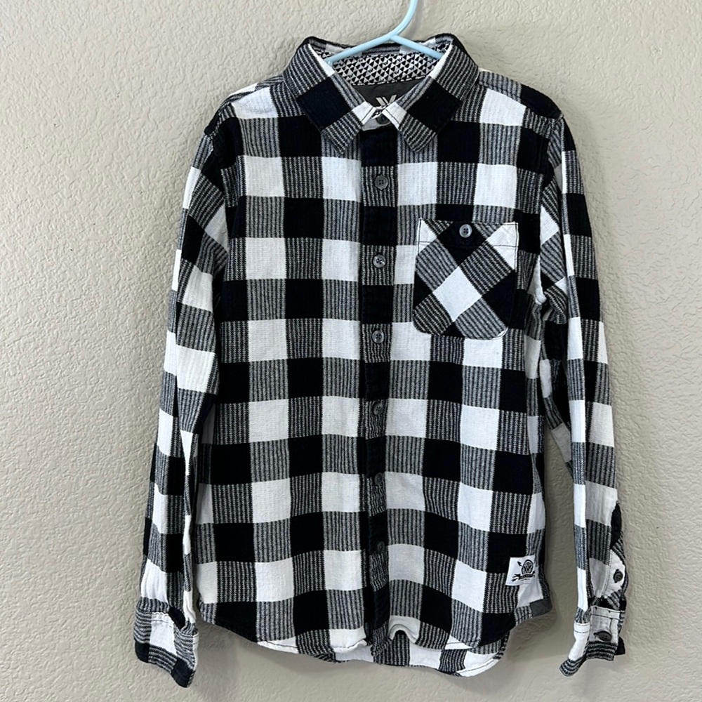Shaun White Flannel Long Sleeve Button Down Shirt Boy